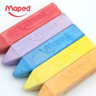 【法國Maped】彩虹胖粉筆6色