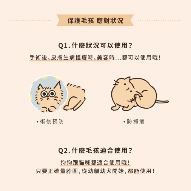 【chachacha】防水 伊莉莎白圈 2款(防舔咬頭套)