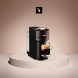 【Nespresso】momo獨家款！臻選厚萃Vertuo Next輕奢款膠囊咖啡機_玫瑰金(瑞士頂級咖啡品牌/義式/入厝/冷萃)