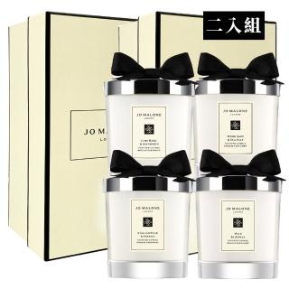 【Jo Malone】香氛工藝蠟燭 200gX2入(國際航空版.多款任選/英國梨小蒼蘭/海鹽鼠尾草/藍風鈴)