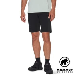 【Mammut 長毛象官方直營】Ducan Shorts 輕量耐用健行短褲 黑色 男款 #1023-01110