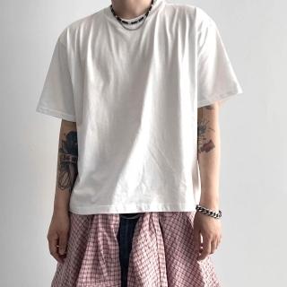 【AMERO】男女裝 素面短袖T恤(男裝 女裝 短袖圓領Ｔ恤 素面 短版 情侶裝)