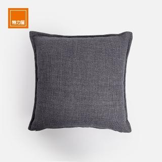 【特力屋】厚編棉絨環保棉抱枕 45x45cm 灰