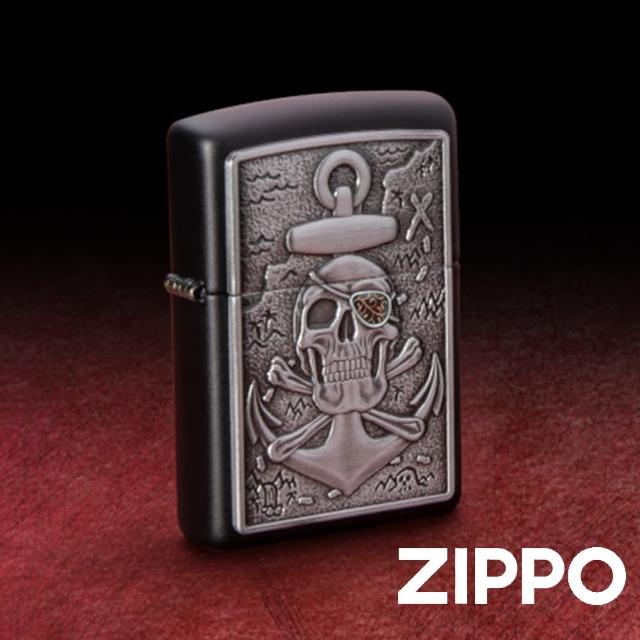 【Zippo】船錨骷髏防風打火機(美國防風打火機)