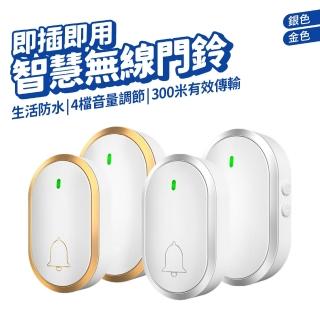 【DA】智慧無線門鈴(免佈線 遠距離電子音樂呼叫鈴 插電式 多首鈴聲 四檔音量)
