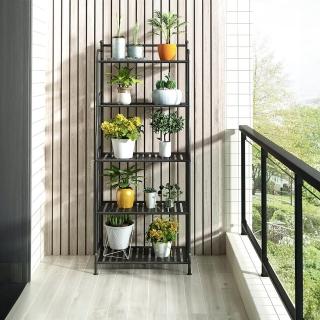 【VENCEDOR】厚實防刮 鐵製五層架(DIY 5層置物架 盆栽 花架 鐵架)