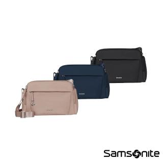 【Samsonite 新秀麗】MOVE 5.0 經典時尚輕量雙口袋記者包/斜揹包/斜肩包/女包/側揹包/單肩包(多色可選)