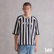 【Lee 官方旗艦】男裝 短袖T恤 / 足球風 條紋連袖 / 季節性版型(LB502026179 / LB502026960)