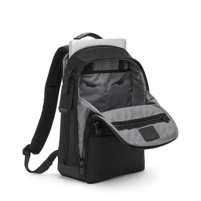 【TUMI】Alpha Bravo Dynamic 彈道尼龍商務休閒背包 - 黑色(TUMI 官方旗艦店)