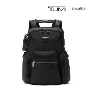 【TUMI】Alpha Bravo Navigation 彈道尼龍都會通勤後揹包 - 黑色（可擴充套件大容量）(TUMI 官方旗艦店)