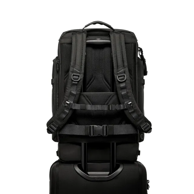 【TUMI】Alpha Bravo Expedition 彈道尼龍大容量筆電掀蓋背包 - 黑色(TUMI 官方旗艦店)