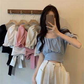 【D.studio】韓版c 短袖上衣(顯瘦上衣 衣服 夏天女裝 短板上衣 短t恤 女裝 短版上衣 T615)