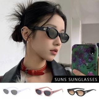 【SUNS】抗UV太陽眼鏡 歐美貓眼墨鏡 ins網紅抖音款 高質感潮流太陽眼鏡 S827(採用PC防爆鏡片/抗UV400)
