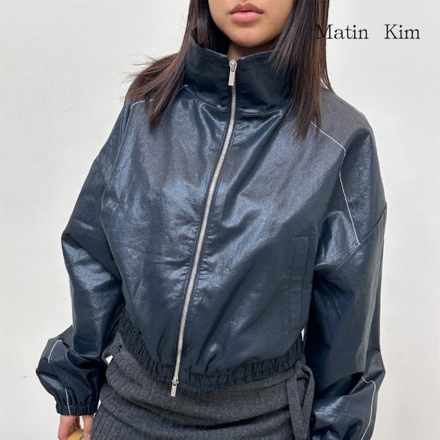 【MATIN KIM】MATIN短版飛行夾克(海軍藍)