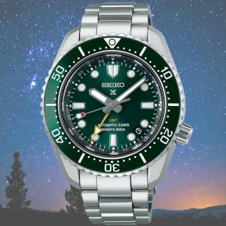 【SEIKO 精工】Prospex 大谷翔平廣告款 三日鍊GMT潛水陶瓷機械男錶 綠 42mm(SPB381J1.6R54-00D0G)