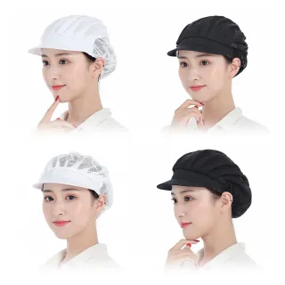 【拼創生活】透氣工作帽3頂入(廚師帽 工作帽 帽子 網帽 廚房帽 防塵帽 工廠帽 食品帽 廚帽 餐飲帽 廚工帽)