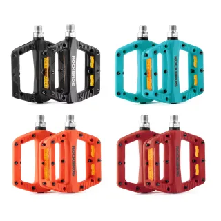 【ROCKBROS洛克兄弟】自行車寬型輕量踏板 37001100(單車/腳踏板/腳踏/單車踏板)