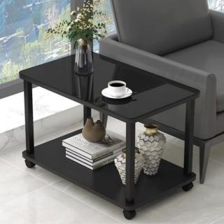 【XYG】邊幾小茶几小桌子置物架沙發側邊櫃移動茶臺茶桌80*40*53CM(邊幾/小茶幾/邊櫃)