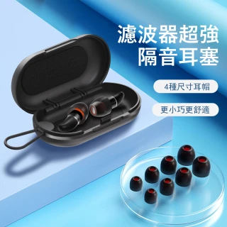 【Kyhome】nc-04濾波器超強隔音耳塞 睡眠降噪耳塞 宿舍防噪音耳塞 助眠器 遊泳/飛行