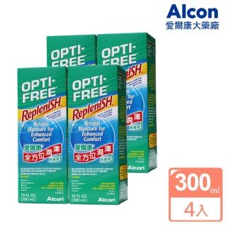 【Alcon 愛爾康】全方位潤澤保養液 300ml x4瓶組(20260430到期)