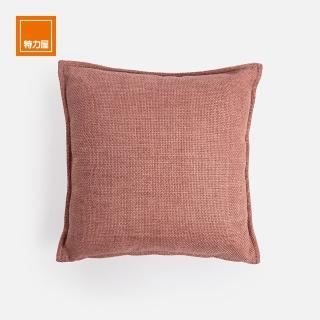 【特力屋】厚編棉絨環保棉抱枕 45x45cm 粉