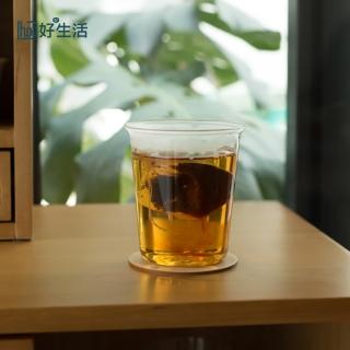 【hoi! 好好生活】廣口清透簡約玻璃杯330ml