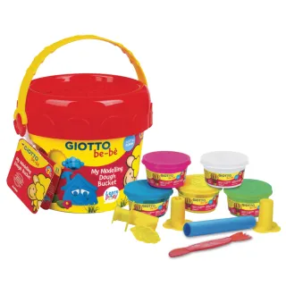 【義大利GIOTTO】幼兒超軟黏土禮物桶(不怕誤食 無毒 抗敏感)