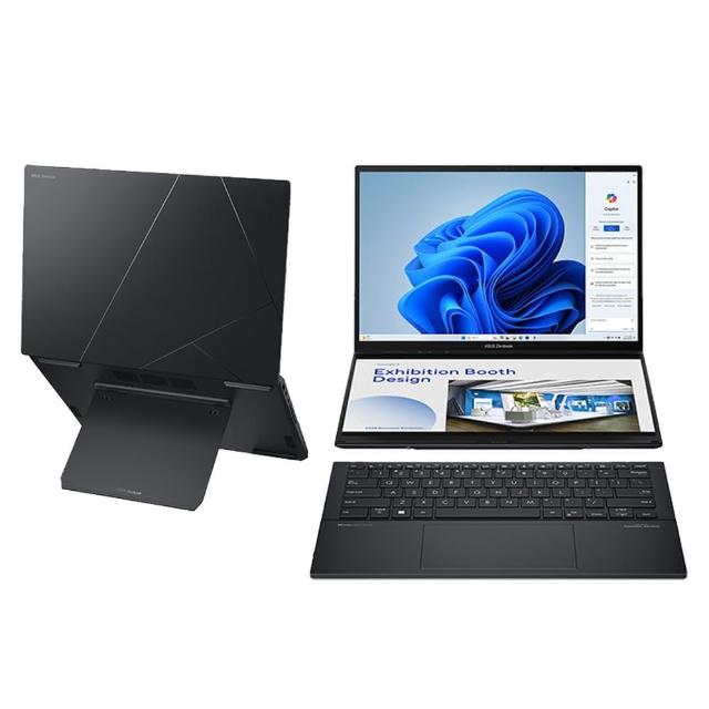 【ASUS】微軟M365一年組★14吋Ultra 9輕薄AI筆電(ZenBook Duo UX8406CA/Ultra 9-285H/32G/1T/OLED/觸控)