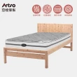 【Artso 亞梭】美國ES伊麗絲-石墨烯QUEEN 雙人加大護背床墊(彈簧床/獨立筒)