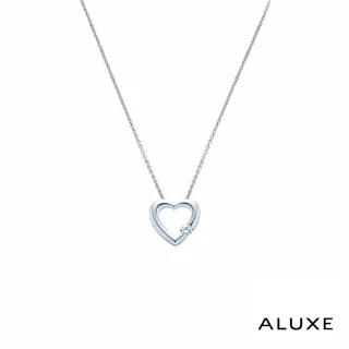 【ALUXE亞立詩】18K金 鑽石項鍊 小小星辰 心形 NN0662