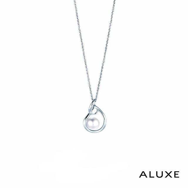 【ALUXE亞立詩】18K金 天然淡水珍珠 珍珠項鍊 雨露之珠 NN0800