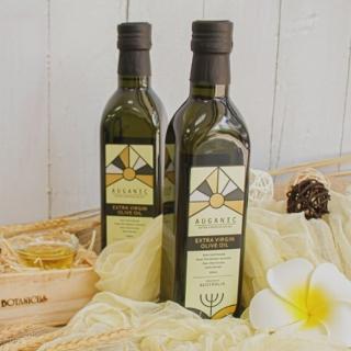 【AUGANIC 澳根尼】特級冷壓初榨橄欖油750ml*2瓶(澳洲原裝進口100%純橄欖油)
