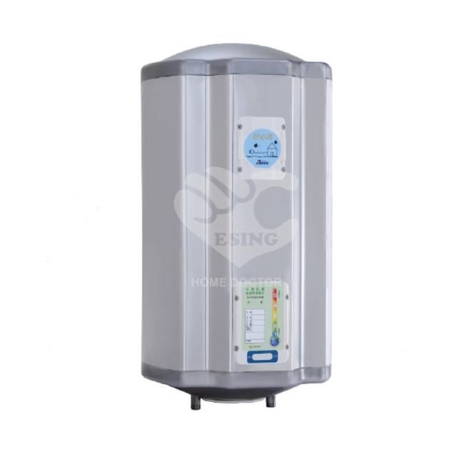 怡心牌 ES-1026T 怡心牌 ES-1026T 電熱水器,臺灣原廠生產,採用電能式排氣與機械控溫設計,電熱管加熱方式確保穩定供水。尺寸為深39cm x 寬38cm x 高68cm,適閤家庭使用,能源效率達第二級,電壓220V,BSMI認證R51238,提供1年保固。高效節能,安全可靠的熱水解決方案。