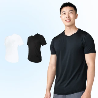 【MarCella 瑪榭】3件組-SoonDry透氣吸排圓領短袖背心/內衣(男內著/男內衣/吸濕/排汗/涼感/速乾/背心)