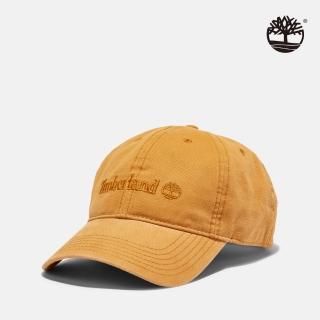【Timberland 官方旗艦】中性小麥色刺繡LOGO棒球帽(A1F54231)