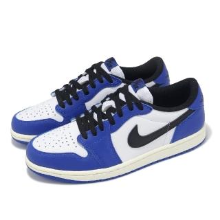 【NIKE 耐吉】休閒鞋 Air Jordan 1 Retro Low OG Game Royal 男鞋 藍黑 AJ1(CZ0790-140)