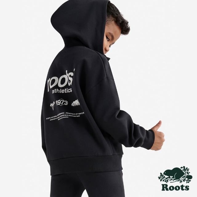 【Roots】Roots 大童-ACTIVE KANGA 連帽外套(黑色)