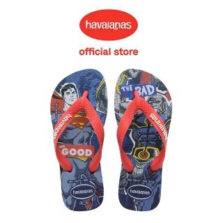 【havaianas 哈瓦仕】拖鞋 童鞋 兒童 夾腳拖 DC漫畫 超人 Kids Top Her☆is Dc 藍紅 4149874-0555K(哈瓦士)