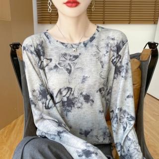 【巴黎精品】現貨+預購 緞面襯衫法式絲綢絲質上衣(內搭女素色上衣薄款暈染印花針織女裝10色a1iz110)