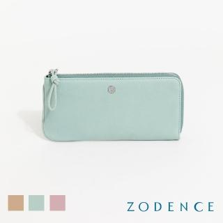 【ZODENCE 佐登司】NUDE進口真皮手握感L型拉鍊長夾(多色/2025新款上市)