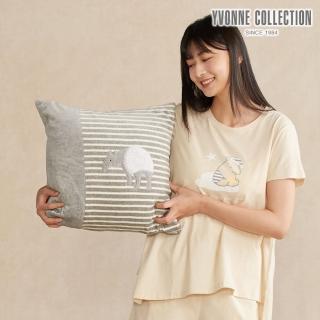 【YVONNE 以旺傢飾】馬來貘方形抱枕-迷霧灰(45x45公分)