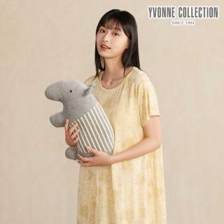 【YVONNE 以旺傢飾】馬來貘午安枕-迷霧灰