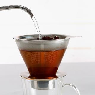 【Glass King】GK-508/多功能咖啡濾器/1～4杯/臺灣製造(咖啡濾器/手沖咖啡壺/咖啡上壺/不鏽鋼濾網)