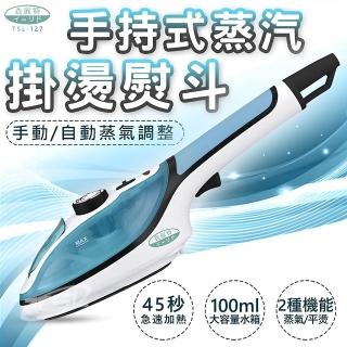 【TSL 新潮流】二合一 手持式 掛燙機 平燙 蒸汽 電熨斗(可調溫+三種面板 適用任何衣物織品)