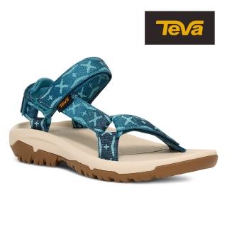 【TEVA】女涼鞋 機能運動涼鞋/雨鞋/水鞋 Hurricane XLT2 Sunscape 原廠(水洗珊瑚藍-TV1169132WLSS)