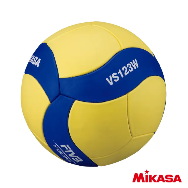 【MIKASA】排球 VS123W 螺旋型EVA排球(5號球)