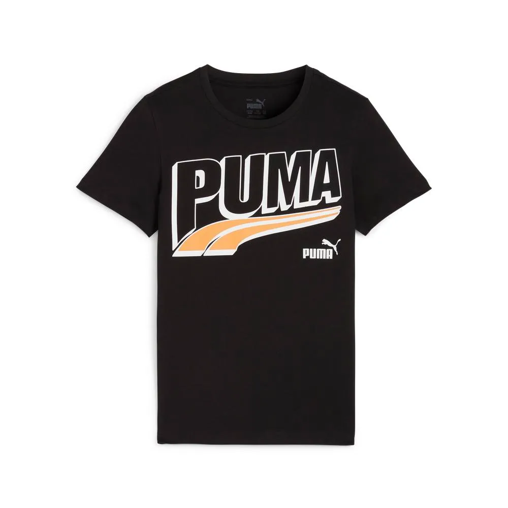 【PUMA官方旗艦】基本系列Ess+ Mid 90s圖樣短袖T恤 男童 68029401