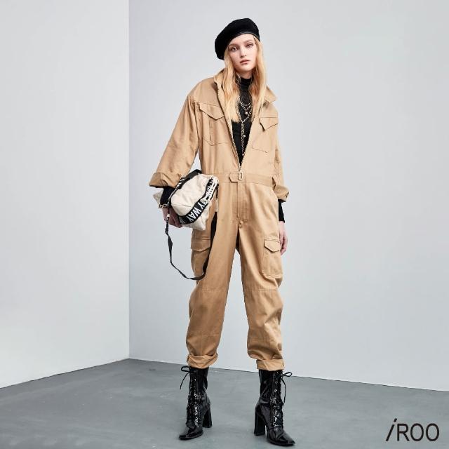 【iROO】工裝風連身褲