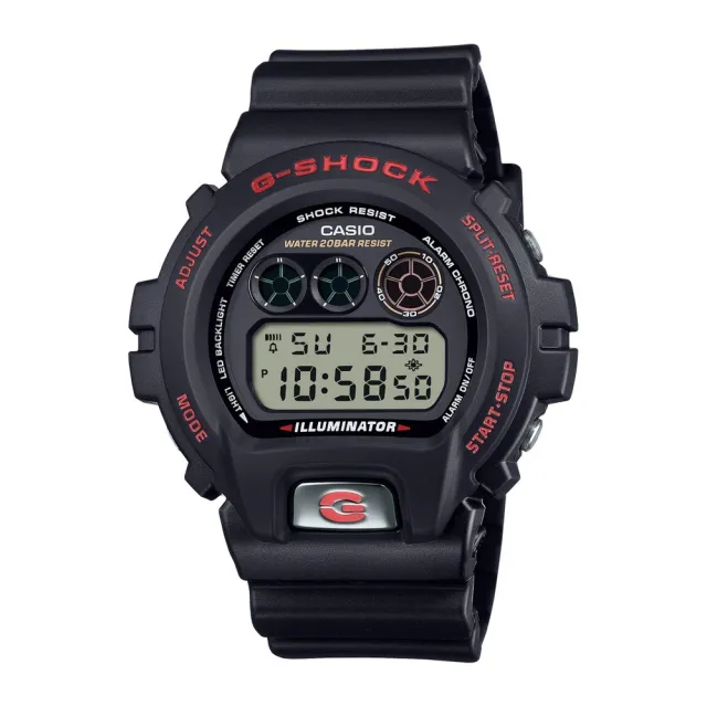 【CASIO 卡西歐】G-SHOCK 30 周年紀念款 經典潮流電子錶(DW-6900TR-1)