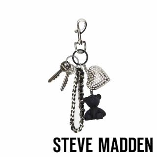 【steve madden】愛心小熊鑰匙吊飾 BEARY(黑色)